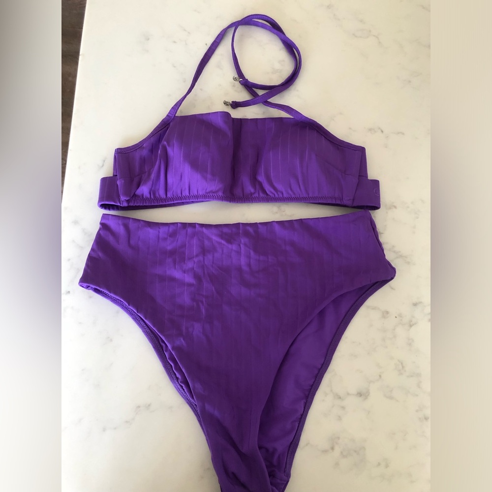 Lululemon Vibrant Purple Bikini Set